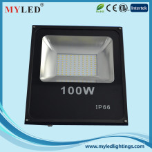 2015 nouveau projecteur led 100w ip65 6500lm AC85-265V extérieur mince SMD led flood light